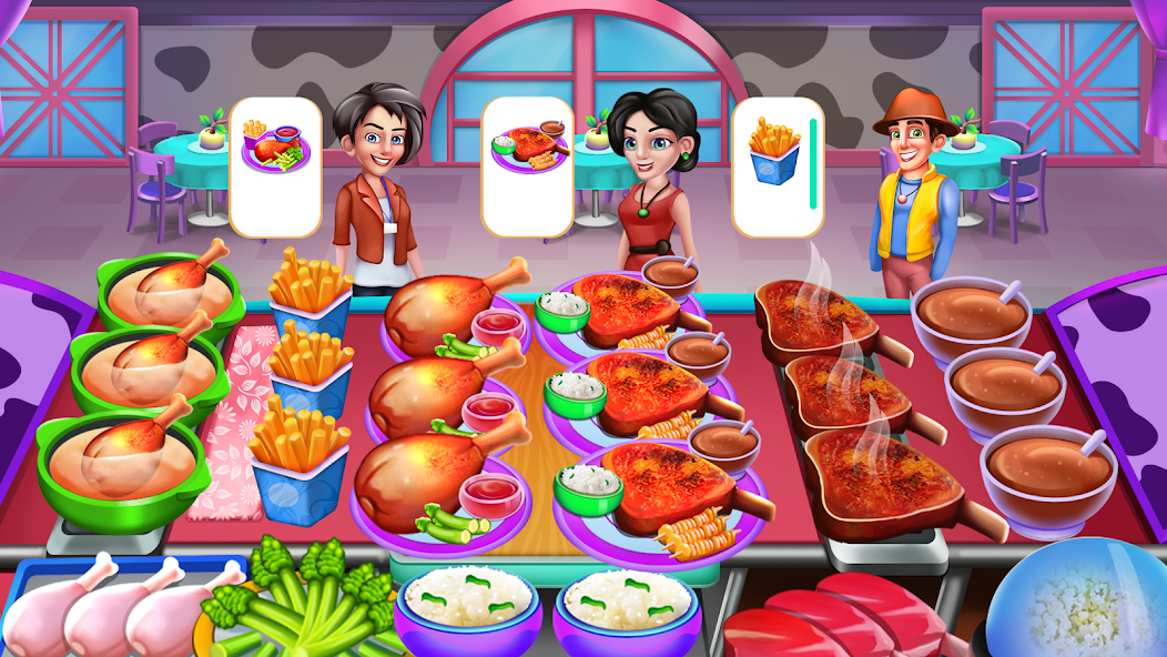 Cooking Food: Time Management Mod Capture d'écran 1