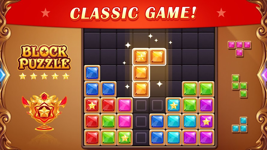 Block Puzzle: Diamond Star স্ক্রিনশট 0