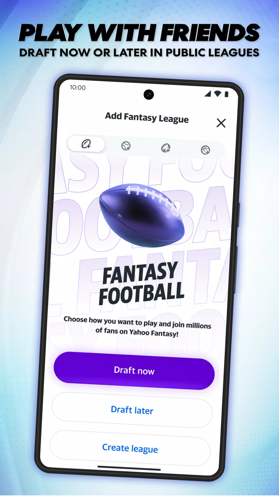 Yahoo Fantasy Schermafbeelding 1