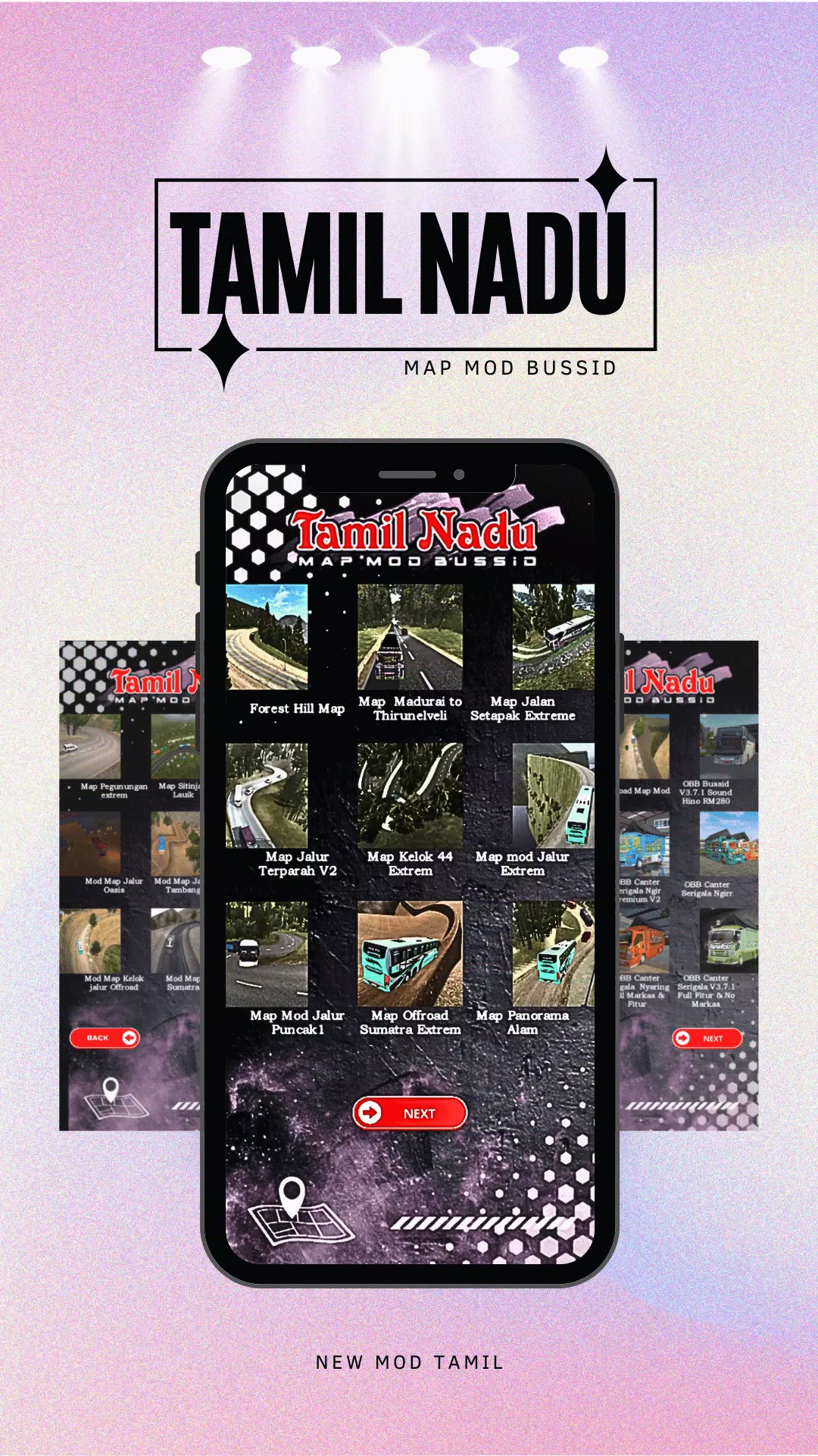 Tamil nadu map mod bussid Captura de tela 1