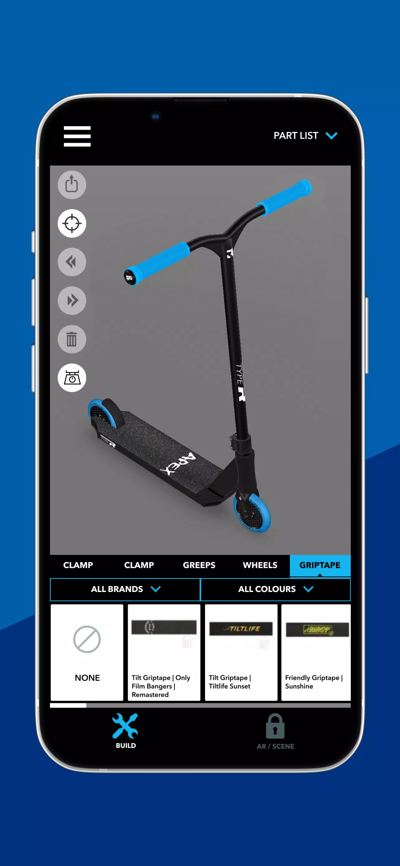 Scooter 3D custom builder Capture d'écran 2