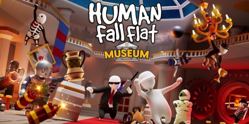 Museum Obstacle Hunt in Human Fall Flat: Seek Lost Exhibit