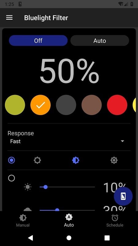 Bluelight Filter for Eye Care Ekran Görüntüsü 2