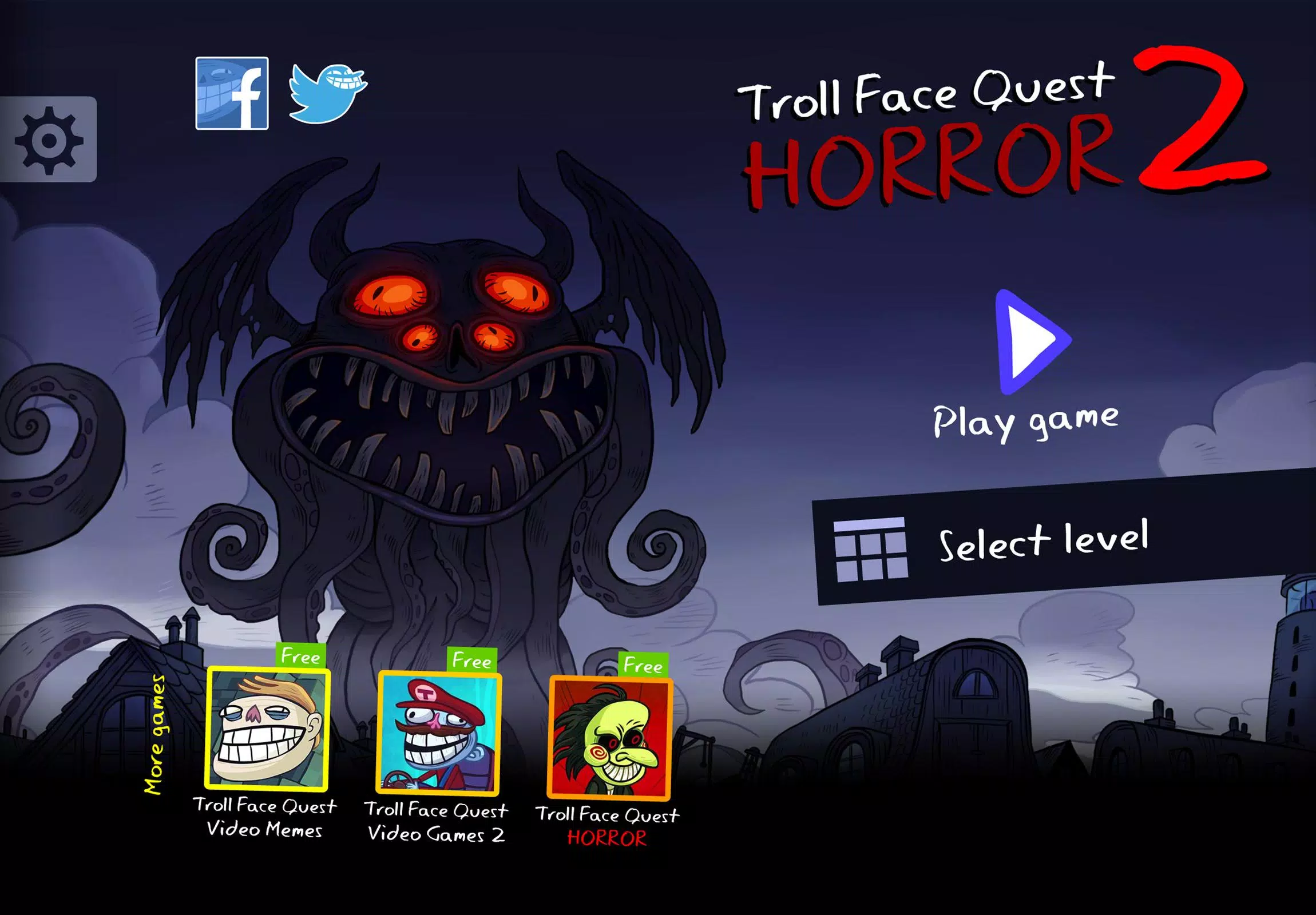 Troll Face Quest: Horror 2应用截图第0张