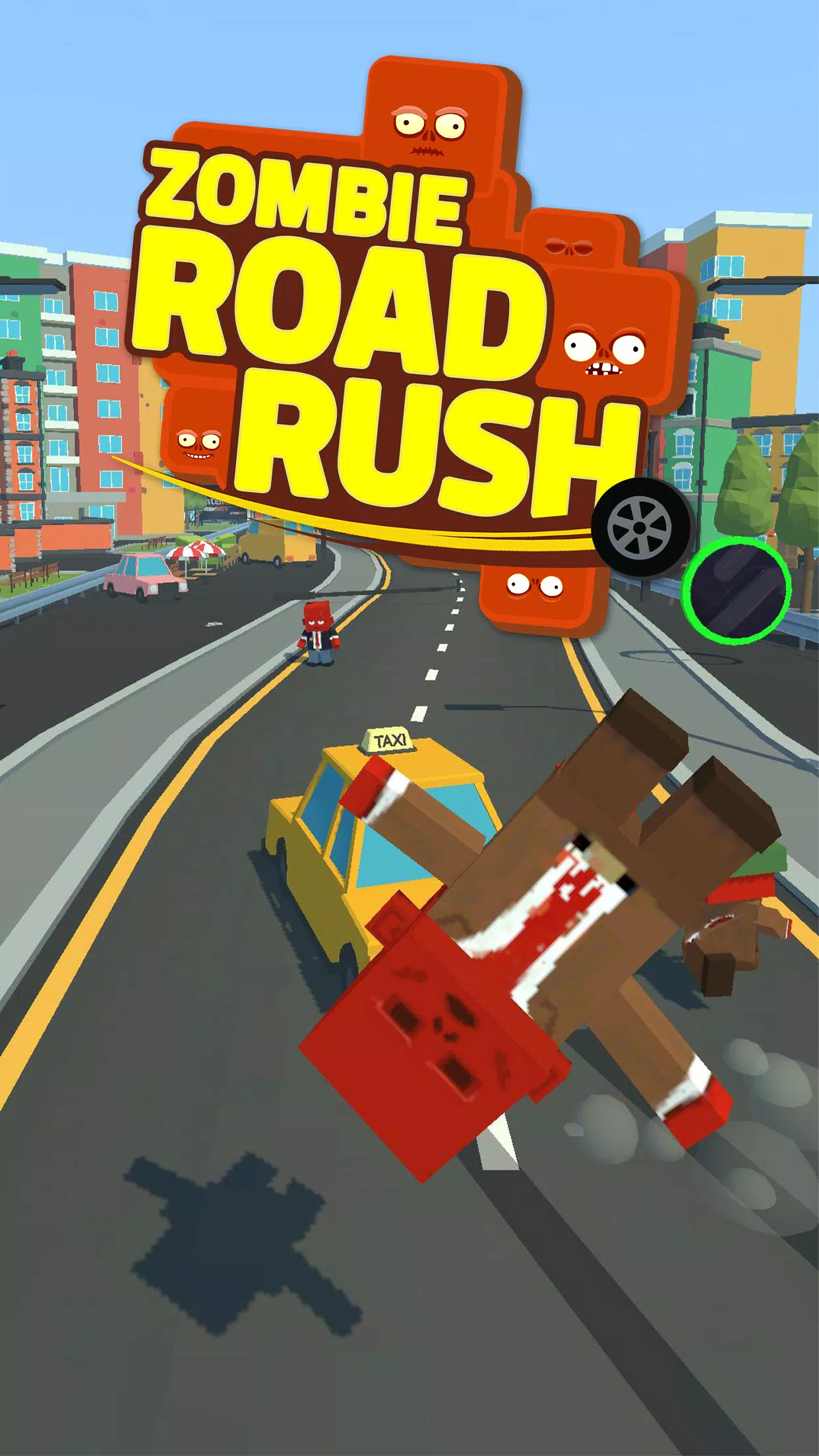 Zombie Road Rush Schermafbeelding 0