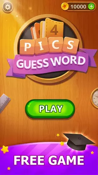 4 Pics Guess Word -Puzzle Game Captura de pantalla 3