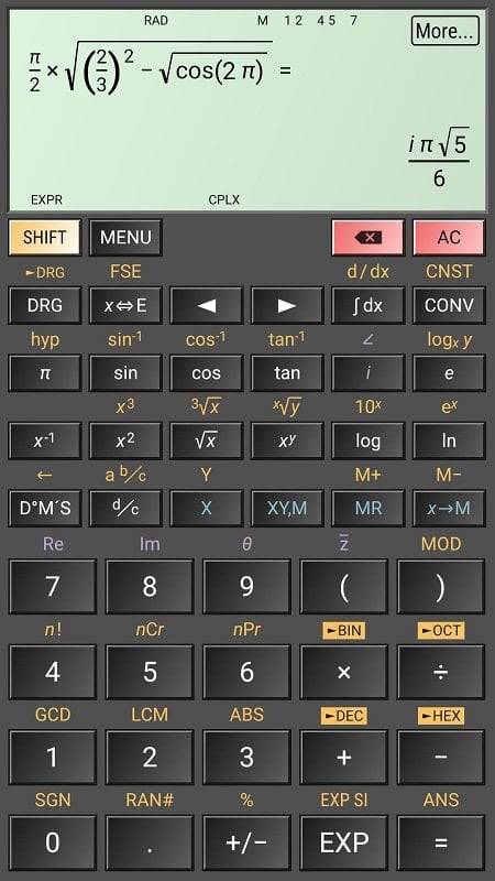 HiPER Calc Pro স্ক্রিনশট 1