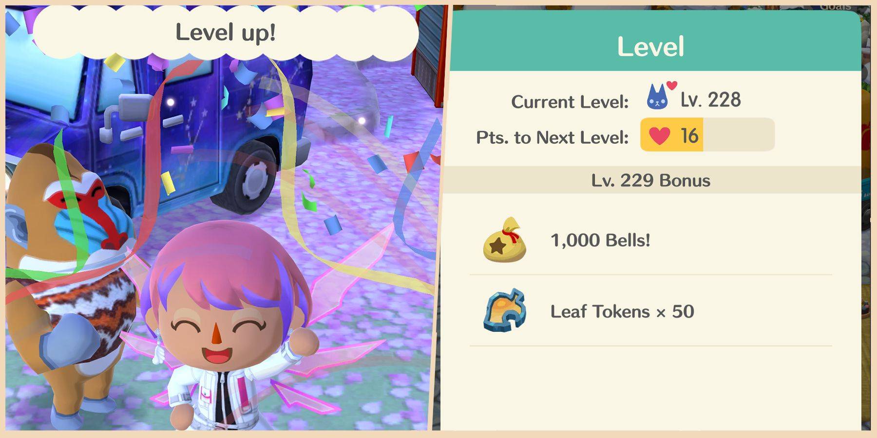 เพิ่มระดับอย่างรวดเร็วใน Animal Crossing: Pocket Camp