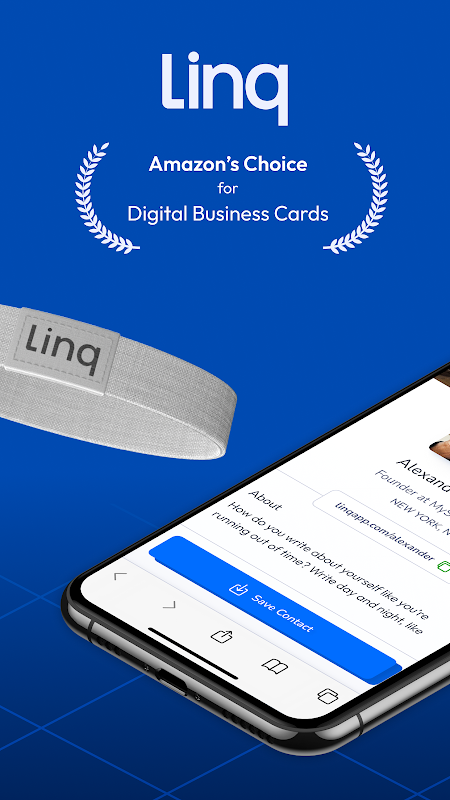 Linq - Digital Business Card Zrzut ekranu 1