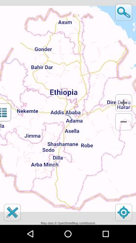 Map of Ethiopia offline应用截图第0张