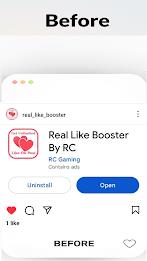 RC Real Like Follower Booster Ảnh chụp màn hình 0