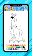 Scooby coloring doo cartoon ga Screenshot 0