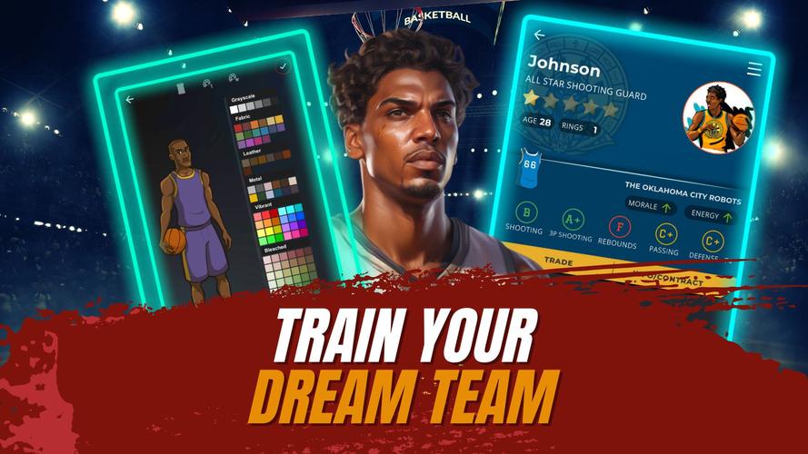 Astonishing Basketball Manager Capture d'écran 2