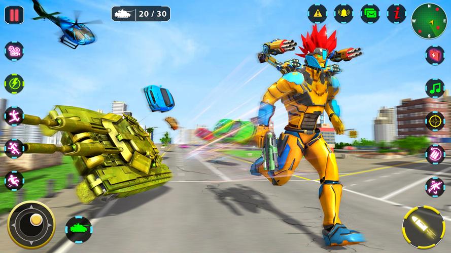 Robot Hero Game - Robot Game ဖန်သားပြင်ဓာတ်ပုံ 0