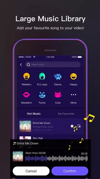 VOOV - Free Social Video App Captura de pantalla 2