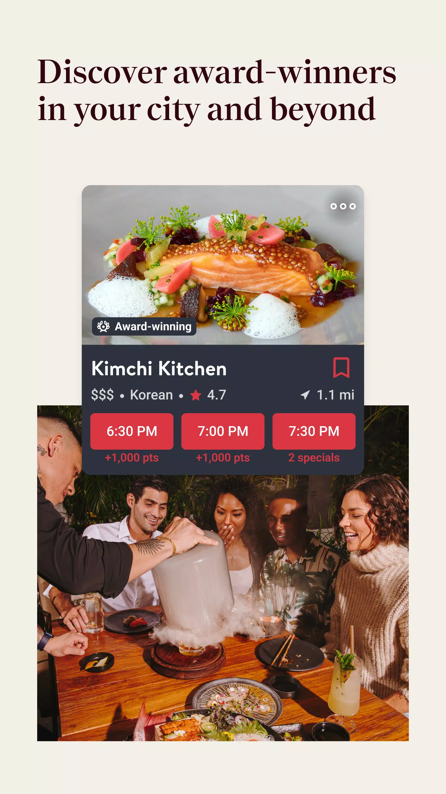 OpenTable Captura de pantalla 1
