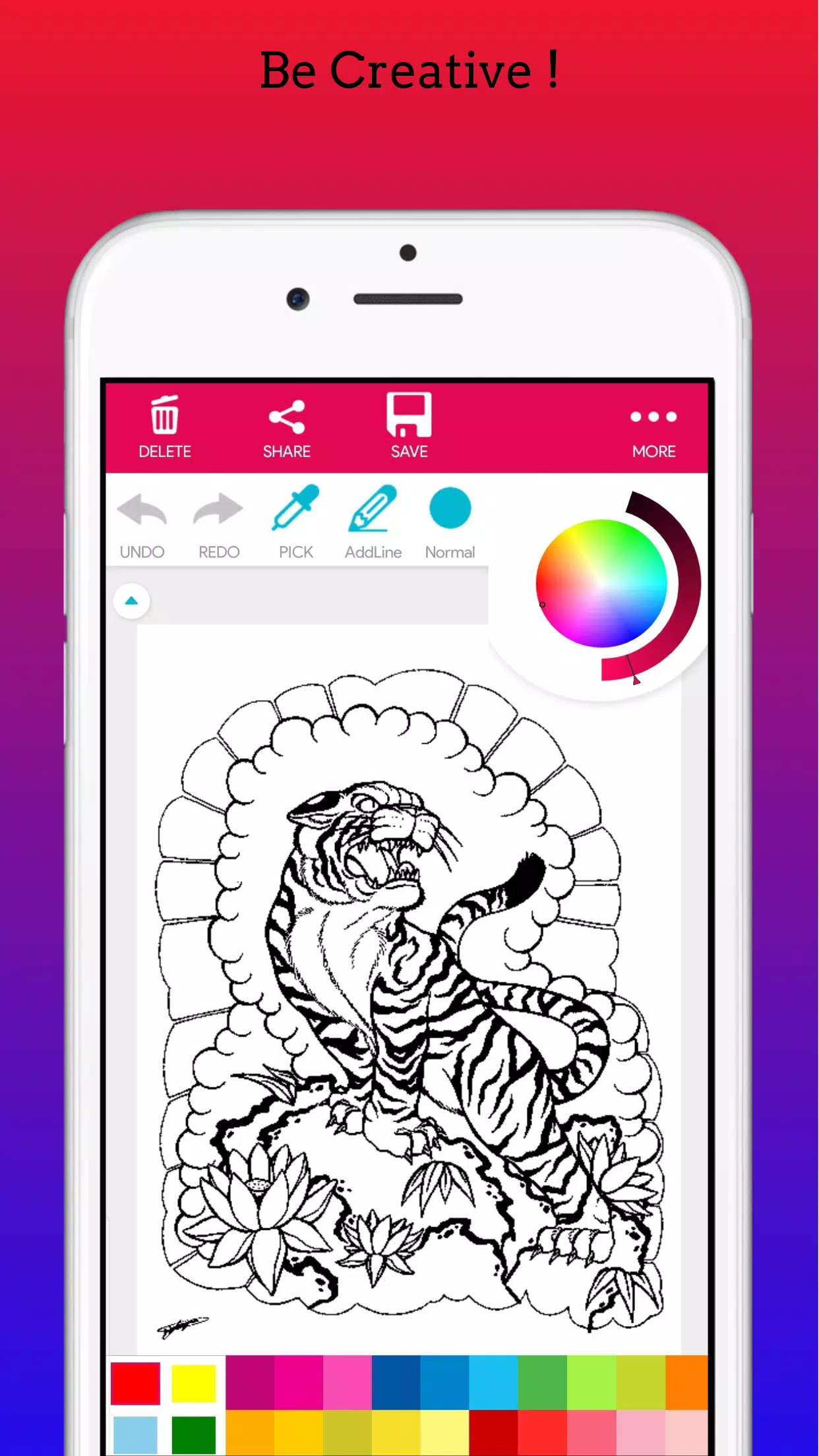 Adults Tattoo Coloring Book ภาพหน้าจอ 0