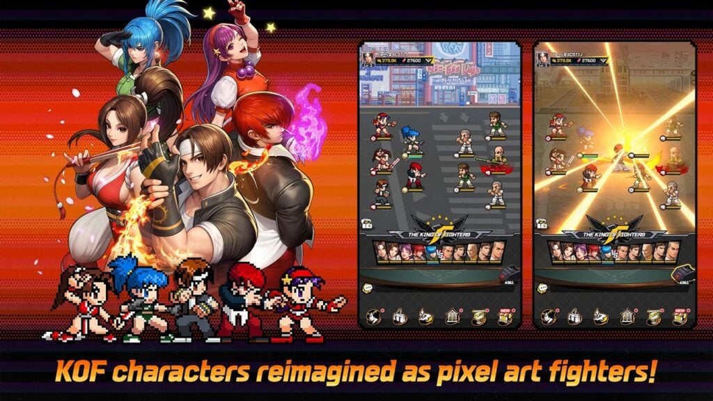 The King of Fighters, un RPG AFK à collectionner avec personnages est maintenant en accès anticipé