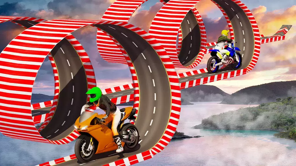 Stunt Bike Race Moto Drive 3D スクリーンショット 2