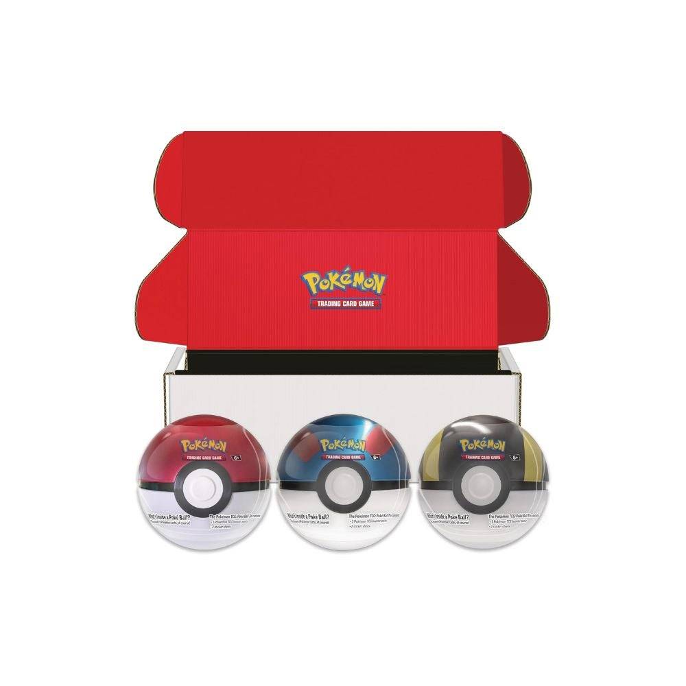 Pokémon TCG : Poké Ball Tin Bundle 2024 버전 - 포켓 볼, 그레이트 볼 & 울트라 볼