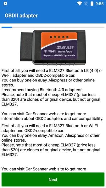 Schermata Car Scanner ELM OBD2 0