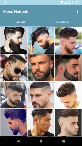 men’s long hairstyles 스크린샷 0