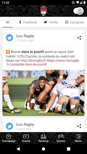 LOU Rugby ภาพหน้าจอ 2