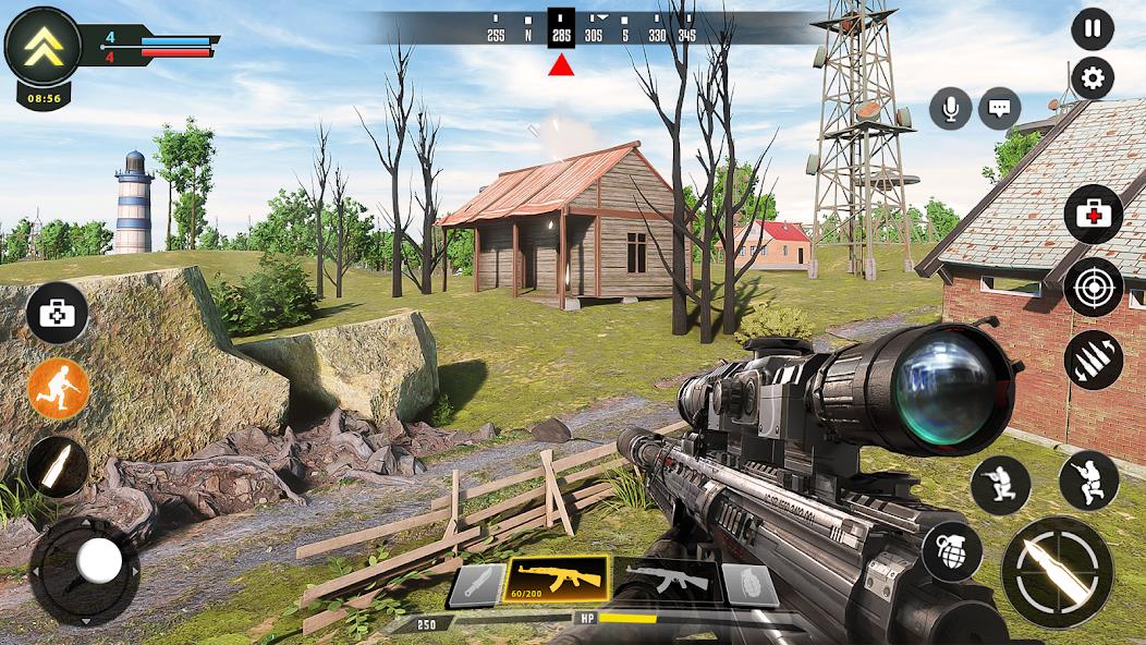 Sniper Game: Shooting Gun Game Mod 스크린샷 2