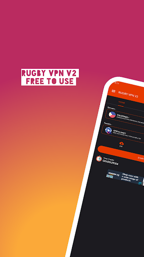 RUGBY VPN V2 Capture d'écran 0