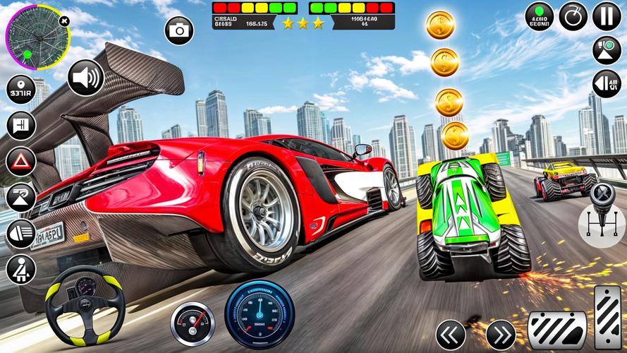 Toy Car Stunts GT Racing Games 스크린샷 1