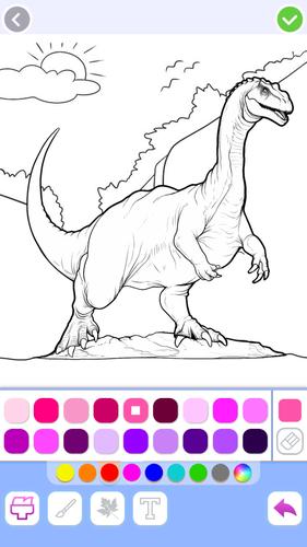 Dino Coloring Captura de tela 3