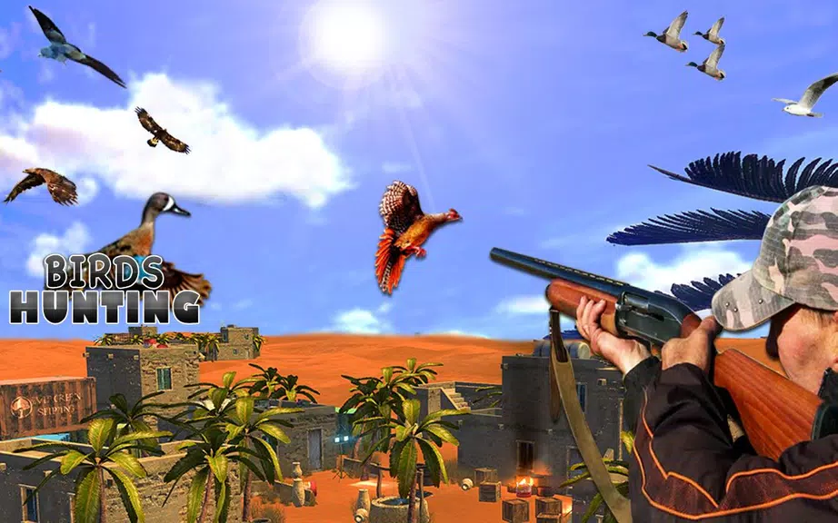 Desert Birds Sniper Shooter 3D Zrzut ekranu 1