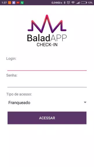 BaladAPP Check-In Schermafbeelding 0