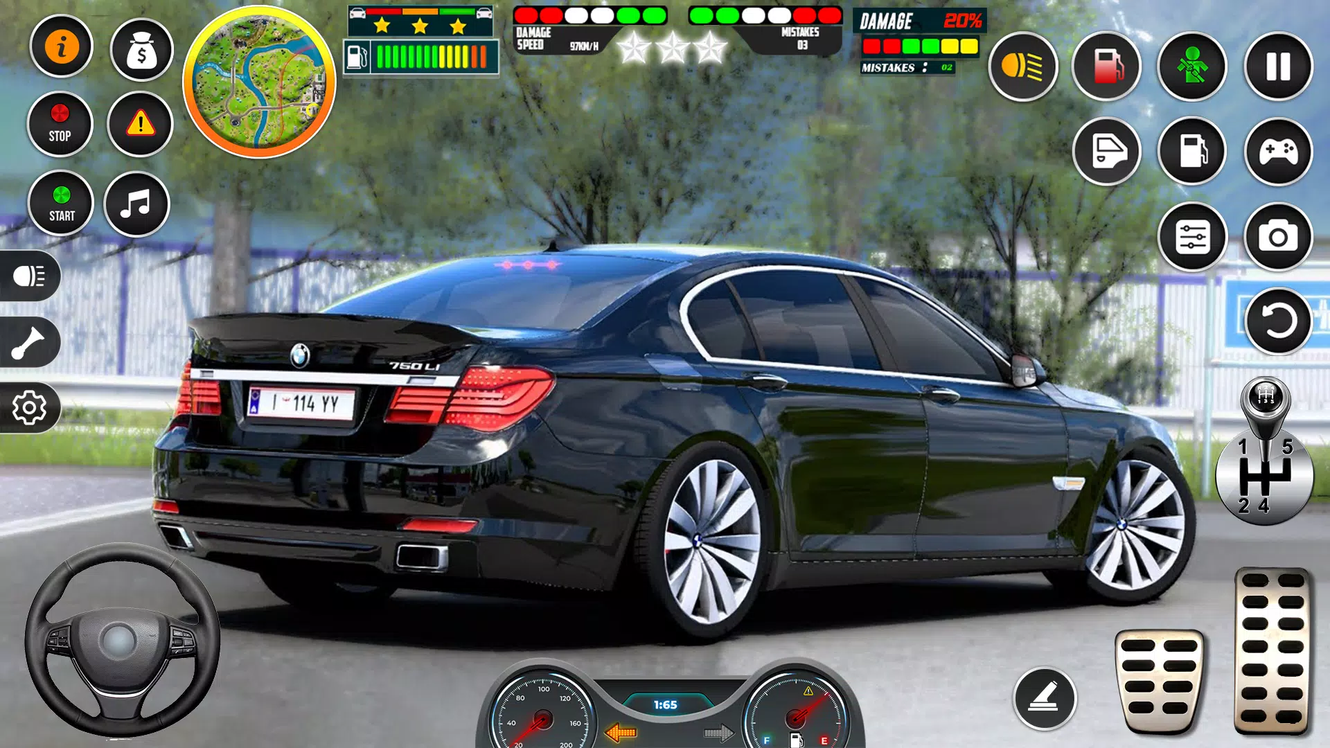 Classic Car Drive Parking Game Capture d'écran 2