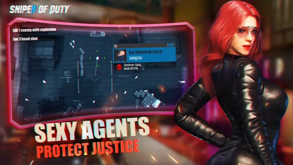 Sniper of Duty:Sexy Agent Spy Capture d'écran 2