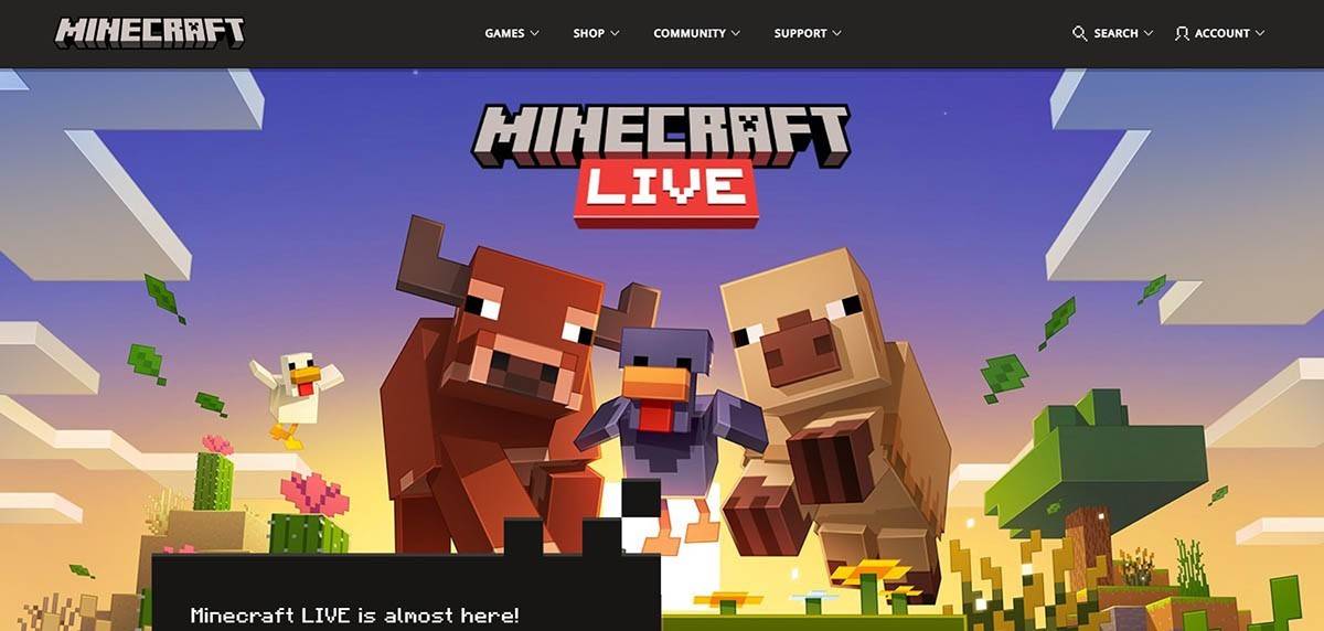 Minecraftアカウントの作成