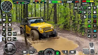 Offroad Mud Jeep Simulator 3d Tangkapan skrin 2