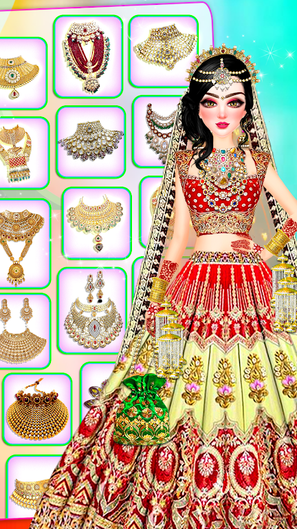 Indian Bride Dress Up Girl ဖန်သားပြင်ဓာတ်ပုံ 3