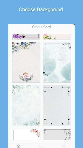 Baby Shower Card Maker Ảnh chụp màn hình 1