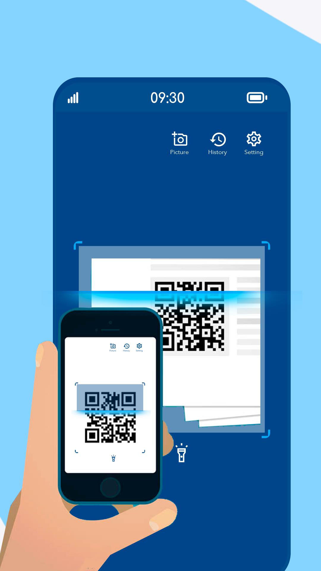 QR Scanner - Tiny & Efficient ဖန်သားပြင်ဓာတ်ပုံ 2