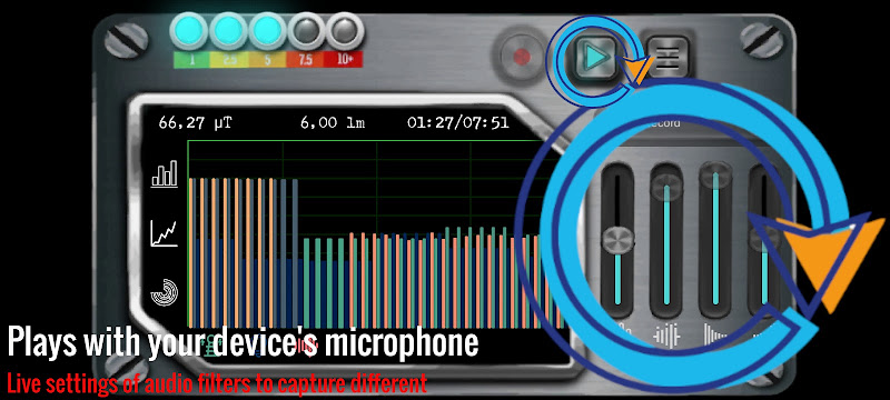 Spirit box :Ghost detector EVP Schermafbeelding 1