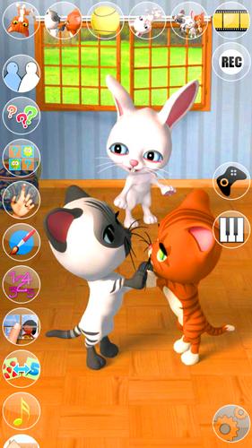 Talking 3 Friends Cats & Bunny スクリーンショット 0
