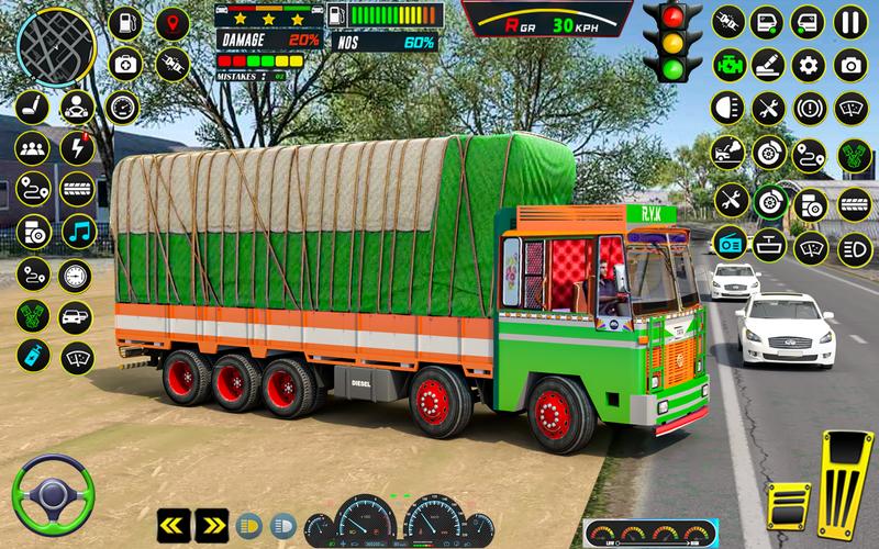 Indian Truck Game 3d Truck sim Tangkapan skrin 0