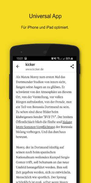 Buzz09–die schwarz-gelben News Скриншот 2
