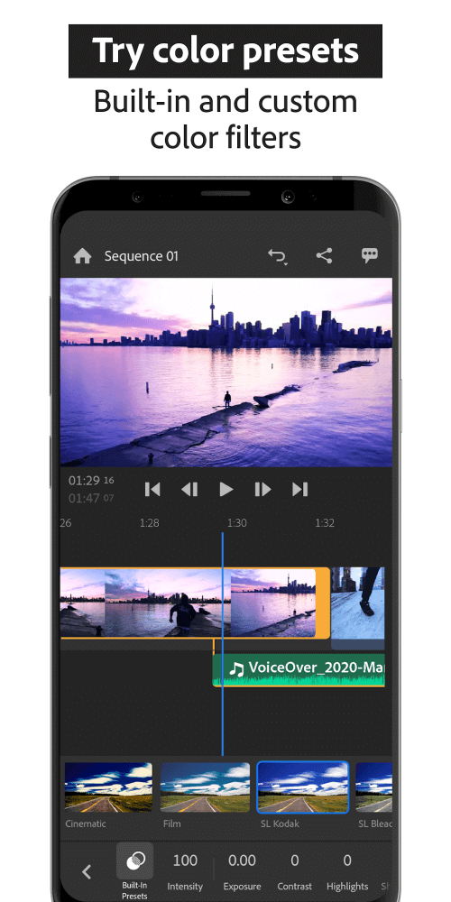 Adobe Premiere Rush: Video स्क्रीनशॉट 0