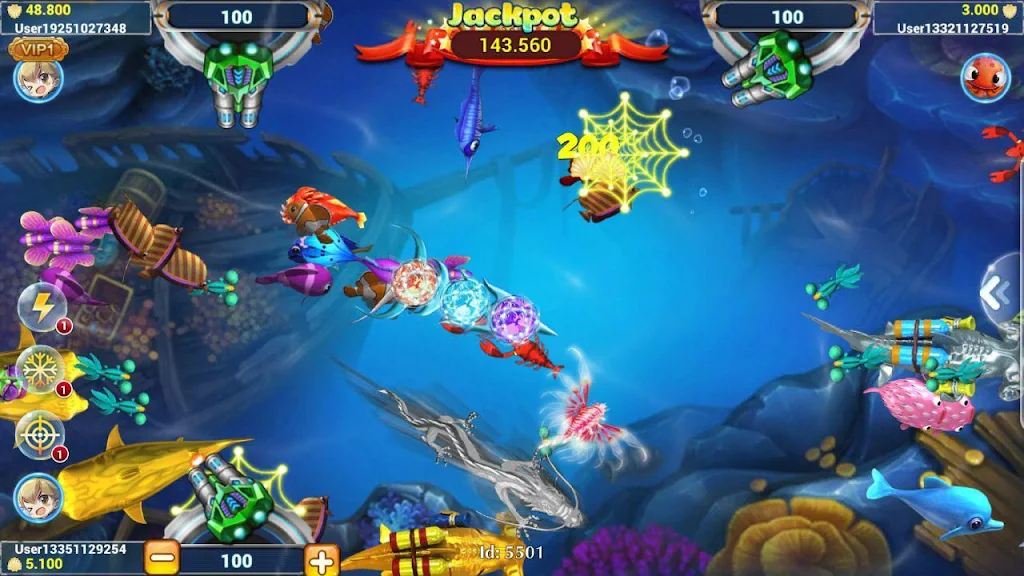 Thánh bắn cá ăn xu slots - bắn cá siêu thị Capture d'écran 3