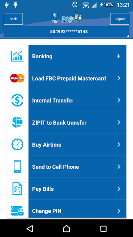 FBC Mobile Banking Zrzut ekranu 0