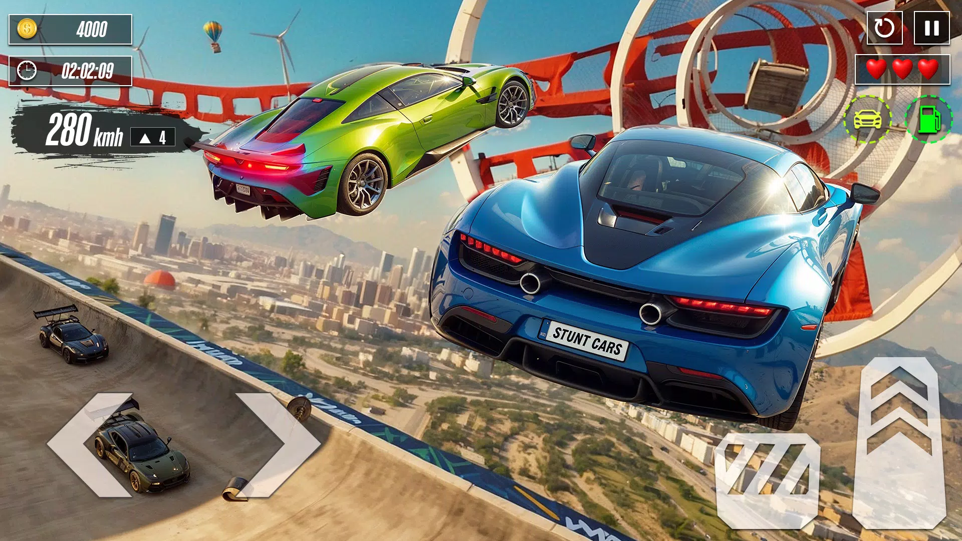 Schermata Mega Ramp Stunt: GT Car Racing 0