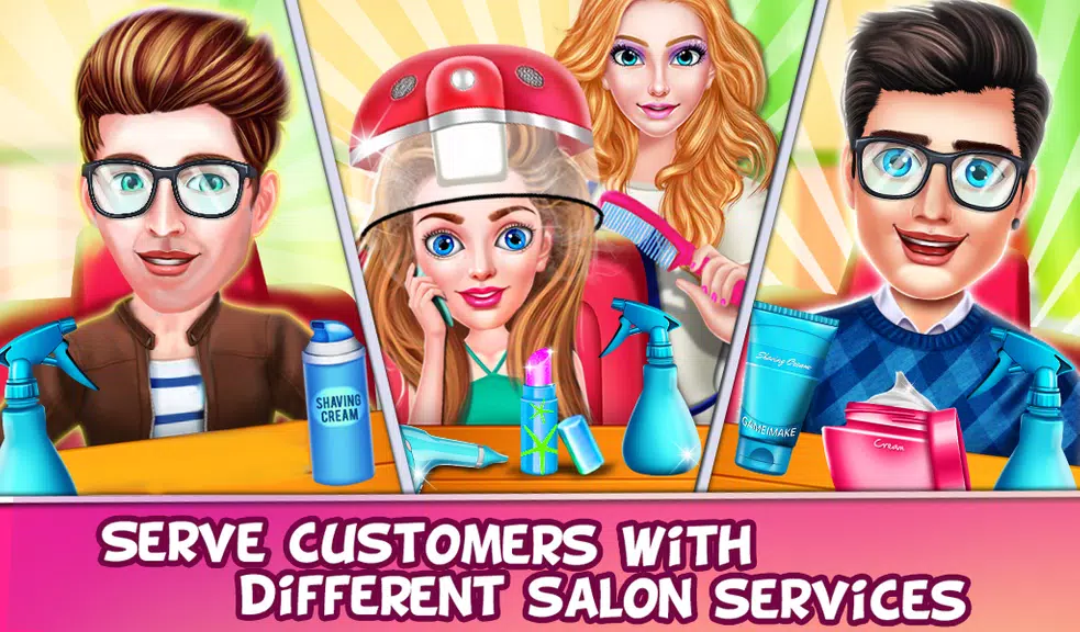 Barber Shop - Simulator Games Tangkapan skrin 2