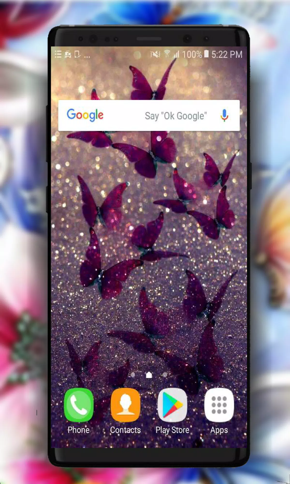 Butterfly Wallpaper Tangkapan skrin 1